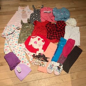 20 pc Bundle of 18 Month Baby Girl Clothes